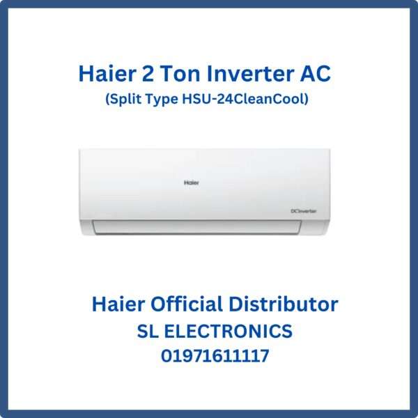 Haier 2 Ton Inverter AC Split Type HSU-24CleanCool (Pro)